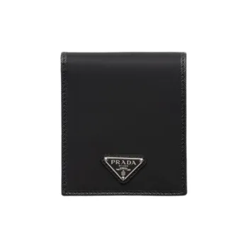 PRADA Recycled Nylon Wallet Men's Black