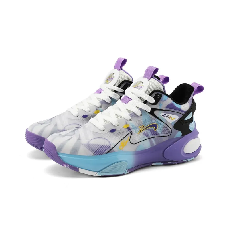K-bird Grip Impact-Resistant Breathable Mid-Top Basketball Shoes Men's-9