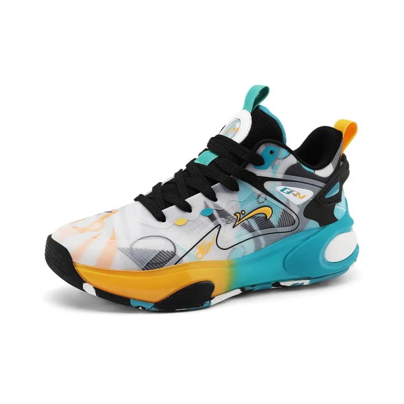 K-bird Grip Impact-Resistant Breathable Mid-Top Basketball Shoes Men's-2