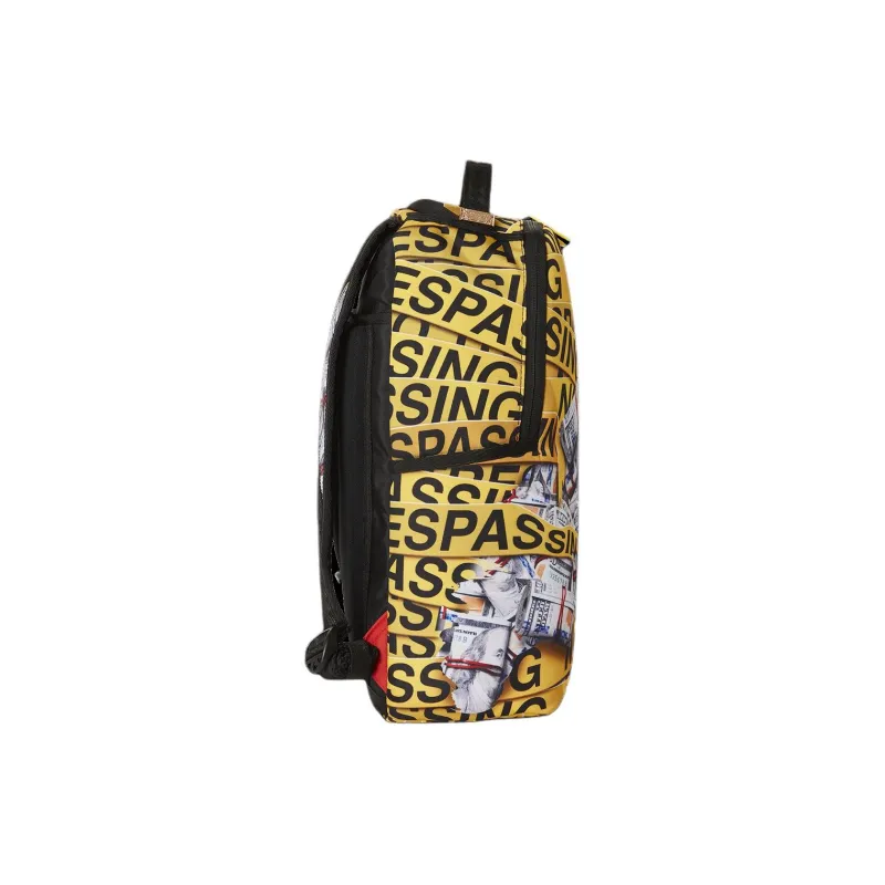 SPRAYGROUND Polyester With Fabric Backpack Unisex Yellow Black-3