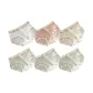 M1055-Leaf Textured-D Set-White+Cameo Brown+Skin+Green+Green (6 Pack)