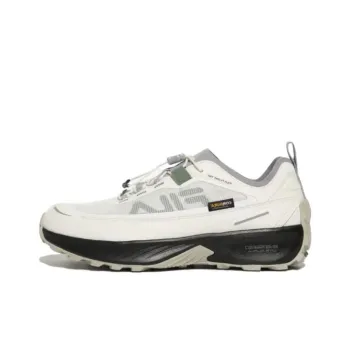 FILA Cushioned Anti Slip Wear Resistant Breathable Lightweight Low Top Trail Running Shoes Unisex White Korean Style