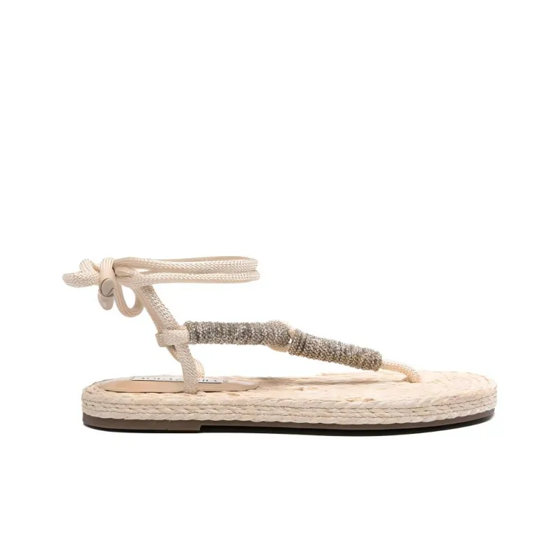 AQUAZZURA Sunkissed Crystal-embellishment Espadrilles-1