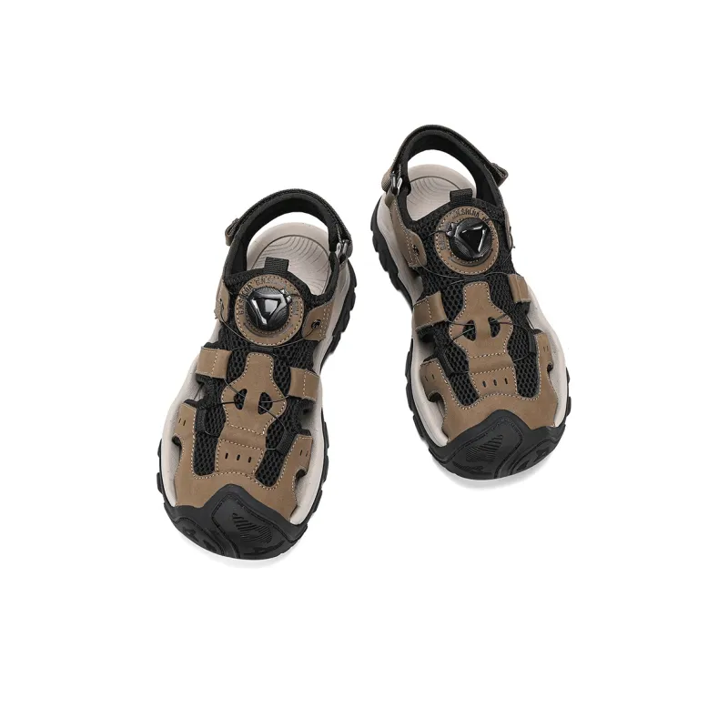 G.N.SHIJIA River Trekking Shoes Men Black/Khaki-17