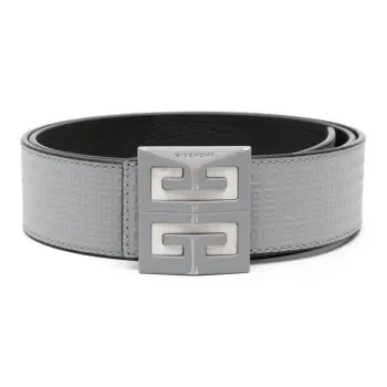 Givenchy 4G-embossed Leather Belt