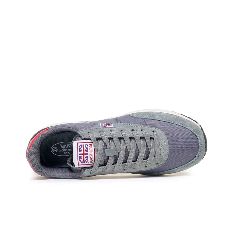 TREEPERI Running Shoes Unisex Low Top Gray-3