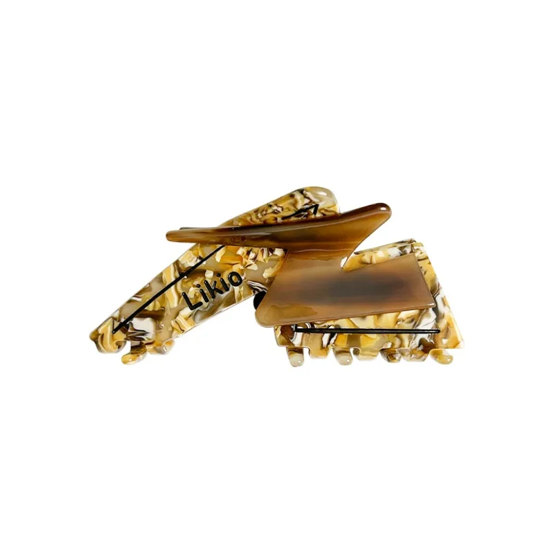 LIKIO Acetate Plate Hair Clips Women's-7
