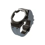 Sand Black Steel Case+Gray Strap+Black Butterfly Clasp+Tool