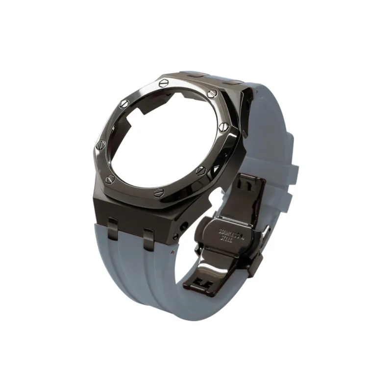 Keppot Compatible With Farmhouse Oak GA 2100 GA 2110 GA B2100 Modified Metal Strap Watch Case Unisex-15