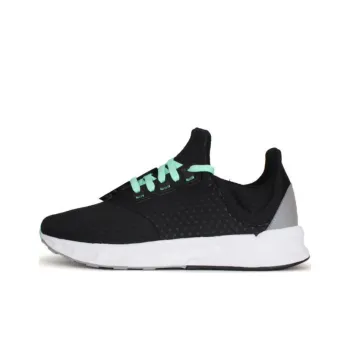 Adidas Falcon Elite 5 Cushioning Anti Slip And Wear Resistant Mid Top Casual Running Shoes Women's Black Cyan