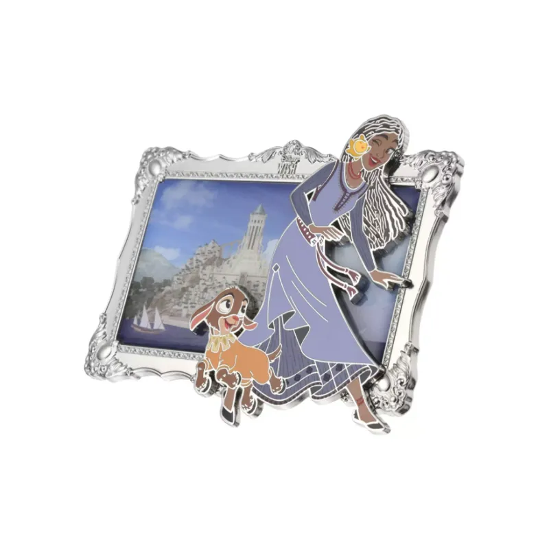 Disney Asha Valentino Disney Movie 'Wish' Star Pin Badges-3
