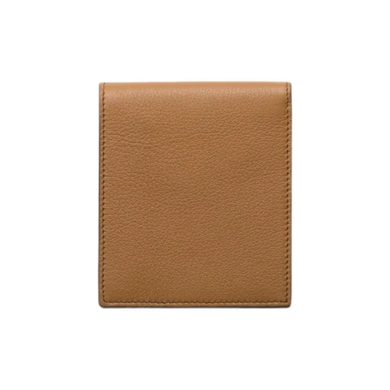 PRADA Leather Wallet Men's Brown-2