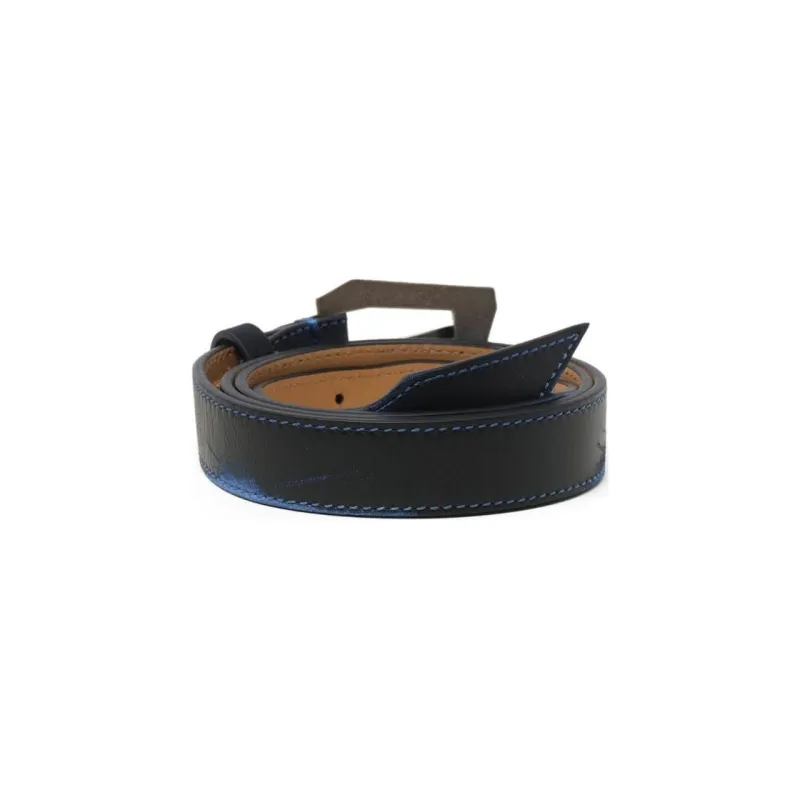 ADER ERROR Pin Buckle Design Leather Belts Women's Black/Brown-1