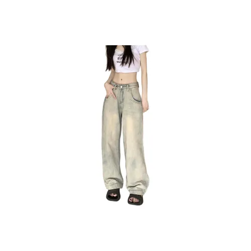 Pure Shimane Jeans Women's Vintage Yellow Mud