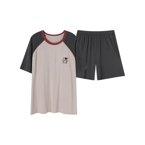 The Story Of The Flower Season Pajama Set Women's Gray