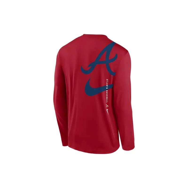 Nike T-Shirt Atlanta Braves Men's Red-1