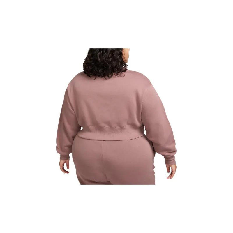 Nike Sportswear Phoenix Fleece Sweatshirt Women's Smokey Mauve/Black-1