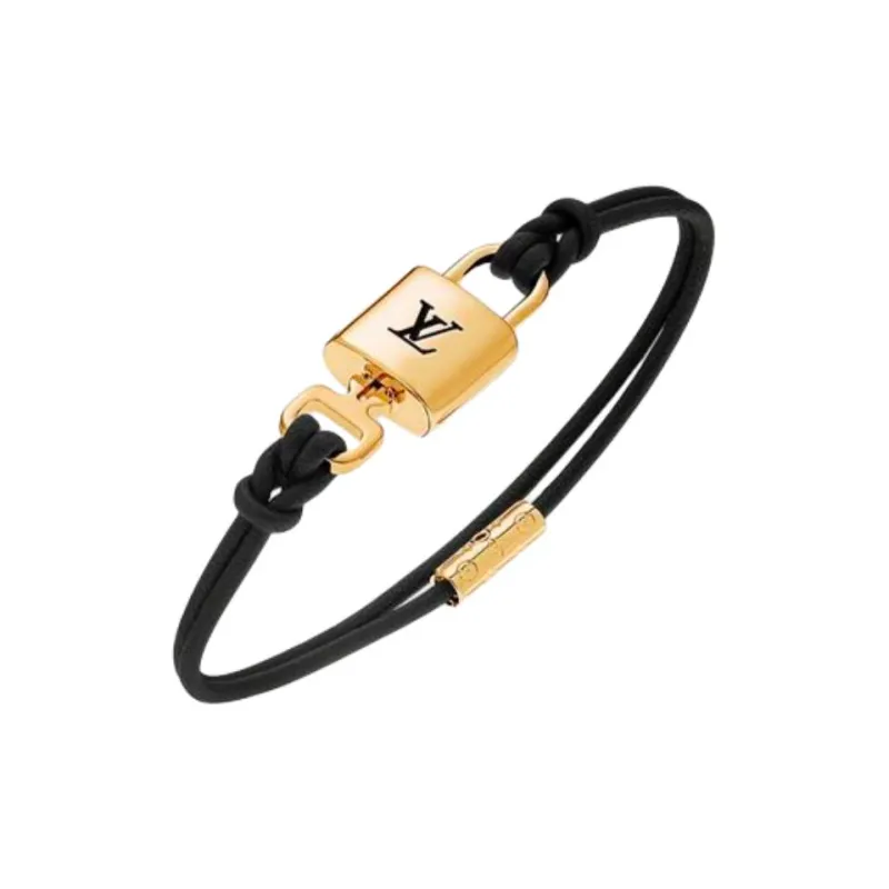 LOUIS VUITTON Calfskin, Metal Bracelets Men's Multicolor-3