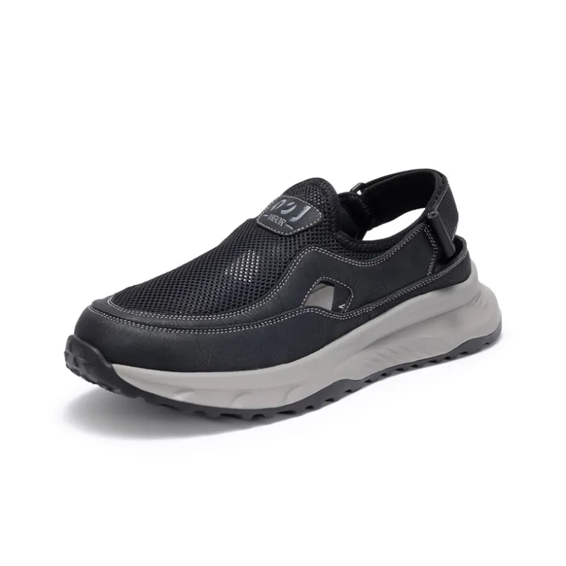 JOSINY Beach Sandals Men Black-1