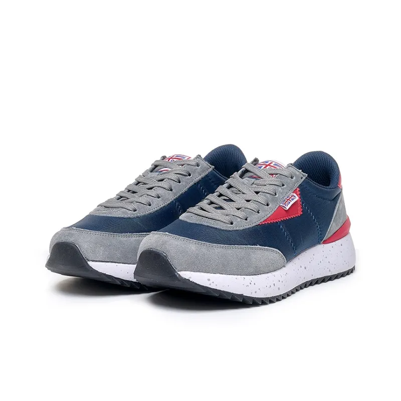 TREEPERI Running Shoes Unisex Low Top Blue Red-2