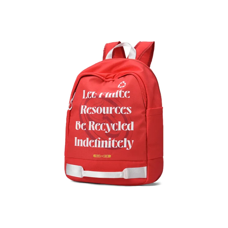 FINITE LOOP Recycled Material Backpack Unisex Ecru-13