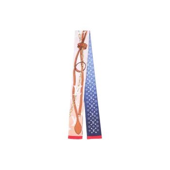 LOUIS VUITTON Mulberry Silk Silk Scarves Women's