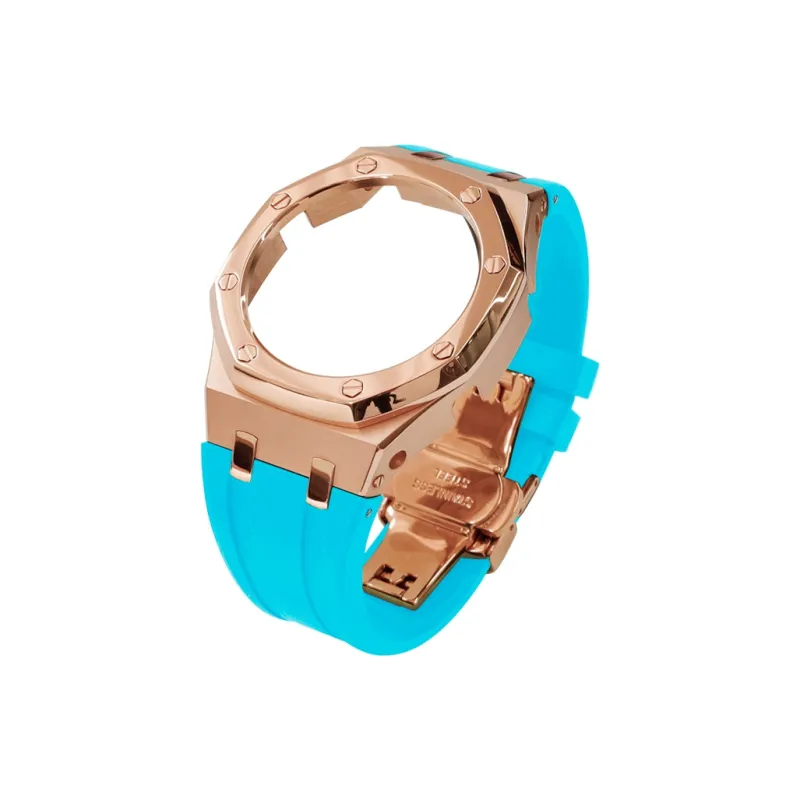 Keppot Compatible With Farmhouse Oak GA 2100 GA 2110 GA B2100 Modified Metal Strap Watch Case Unisex-48