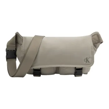 CALVIN KLEIN Fabric Crossbody Bag Men's Smoke Green