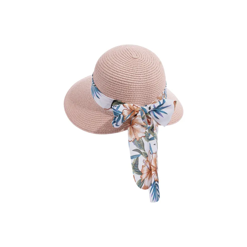 ZANC Straw Woven Sun Protection Hats Women's-6