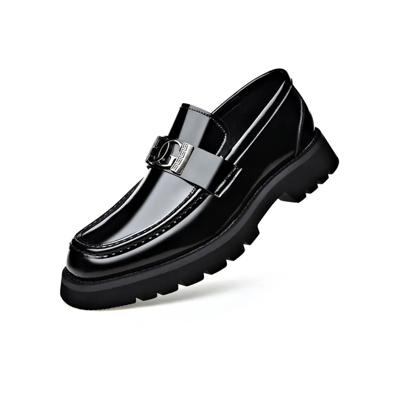 XIAOTOULANG Dress Shoes Men's Black-4