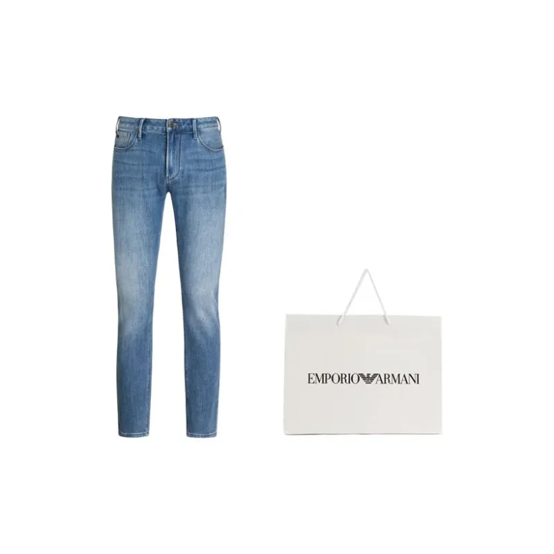 EMPORIO ARMANI SS24 Jeans Men's Light Blue-3