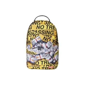 SPRAYGROUND Polyester With Fabric Backpack Unisex Yellow Black