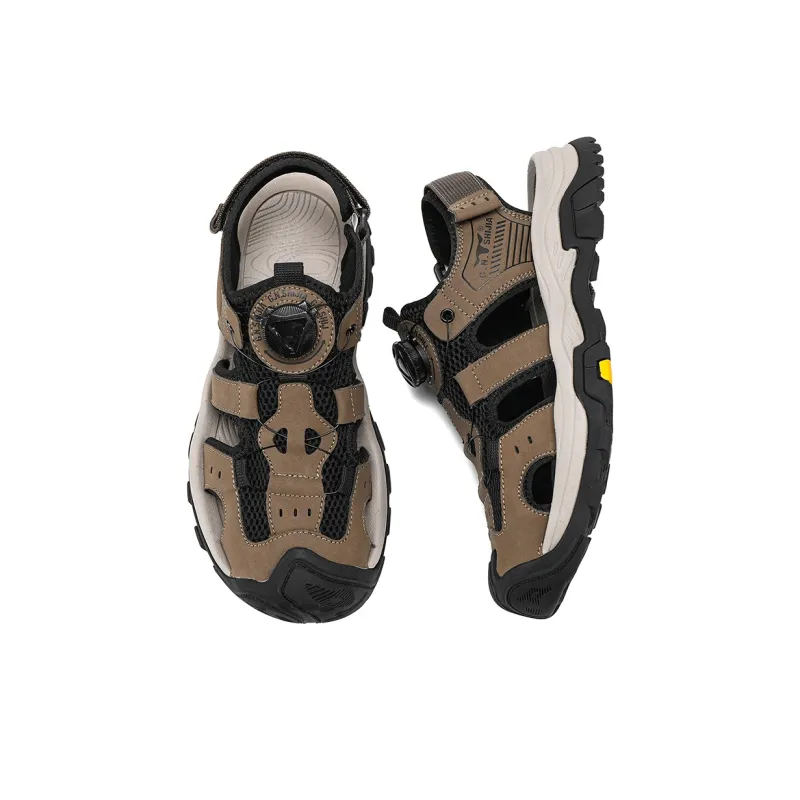 G.N.SHIJIA River Trekking Shoes Men Black/Khaki-16