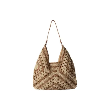 S.REPHEN Straw Handbag, Shoulder Bag Regular Women's Multicolor