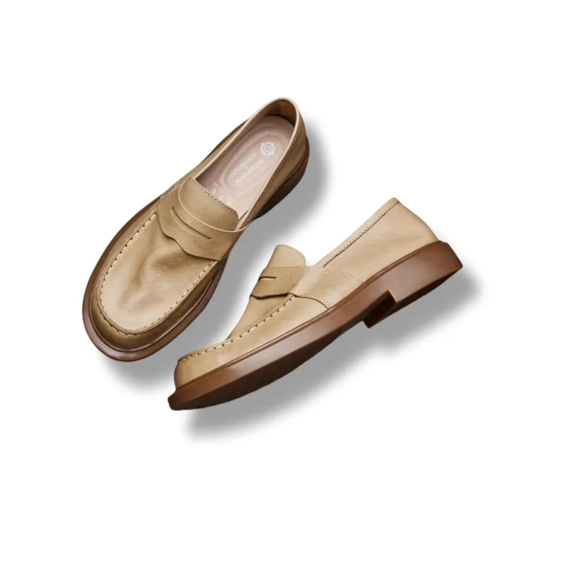 Brounvanm Loafers Men Silver/Apricot-2
