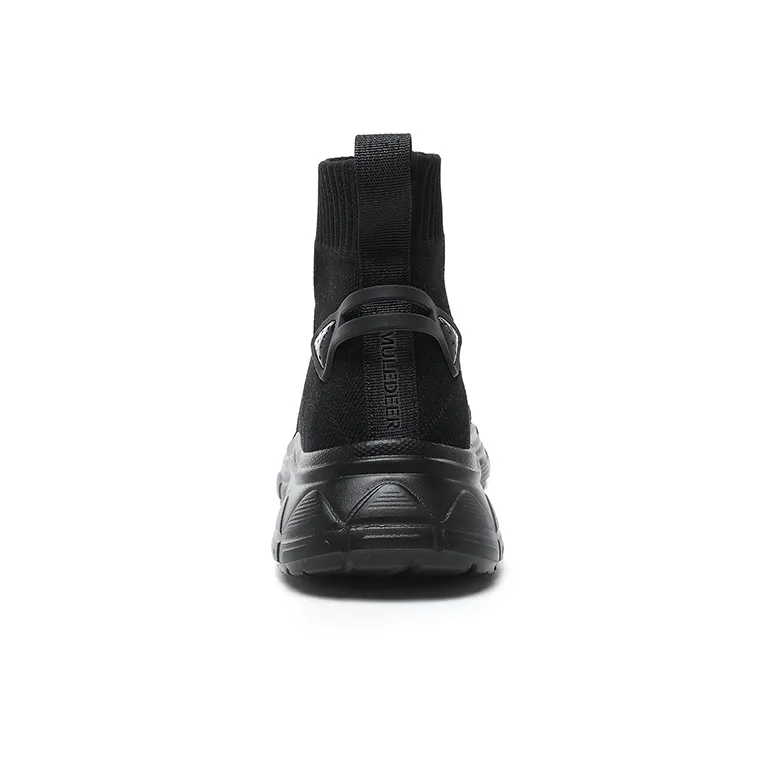 Black tailed Deer Cushioning, Slip Resistant, Breathable, Lightweight Coverage High Top Casual Shoes Unisex-5