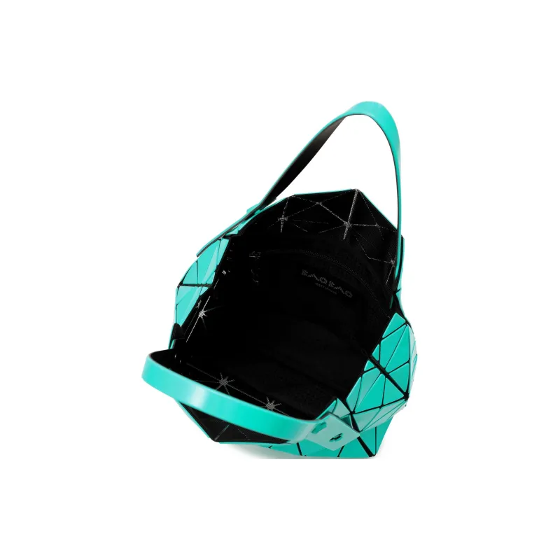 ISSEY MIYAKE Polyvinyl Chloride Resin With Polyester Handbag Women's Emerald Green-2