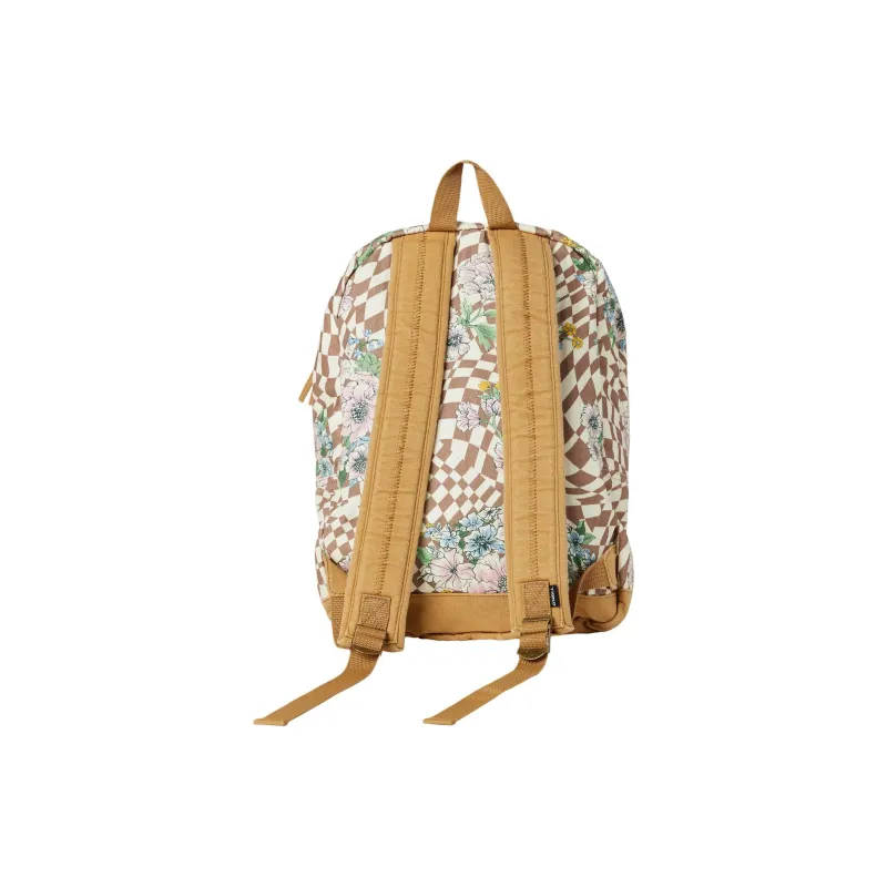 O'Neill Cotton Patchwork Canvas Backpack Women's Almond-1