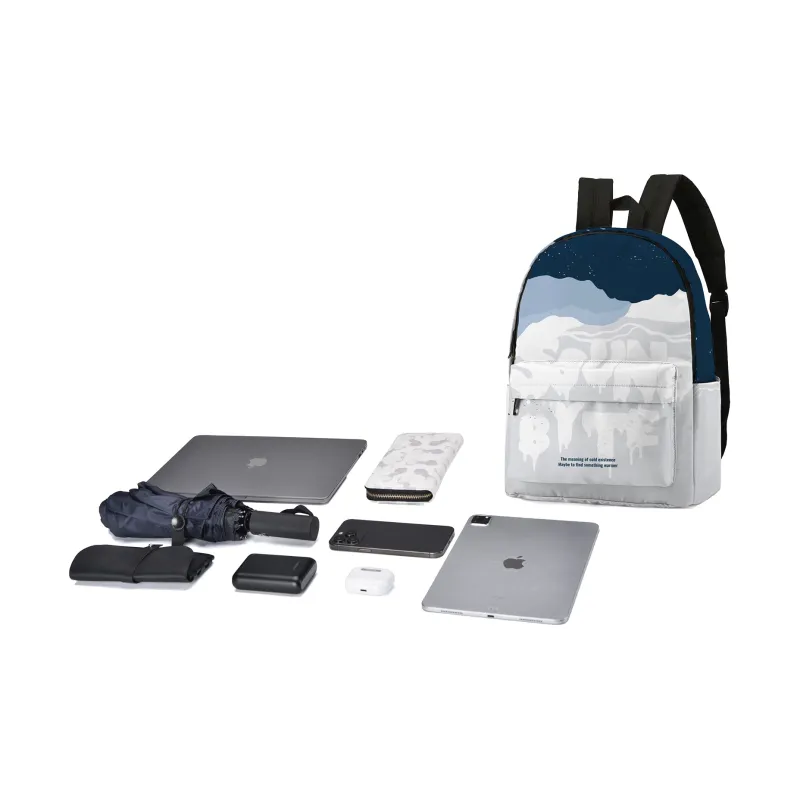 ONRF SOUNDBYTE Collaboration Polyester Backpack Regular Unisex White-5