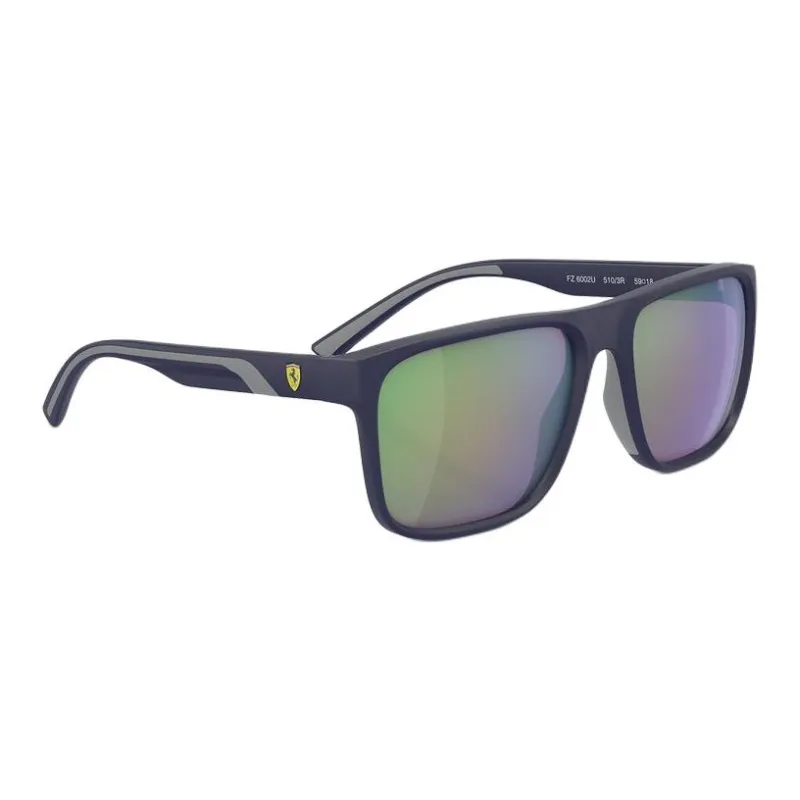 Ferrari Injection Irregular Shape Sunglasses Unisex Blue-2