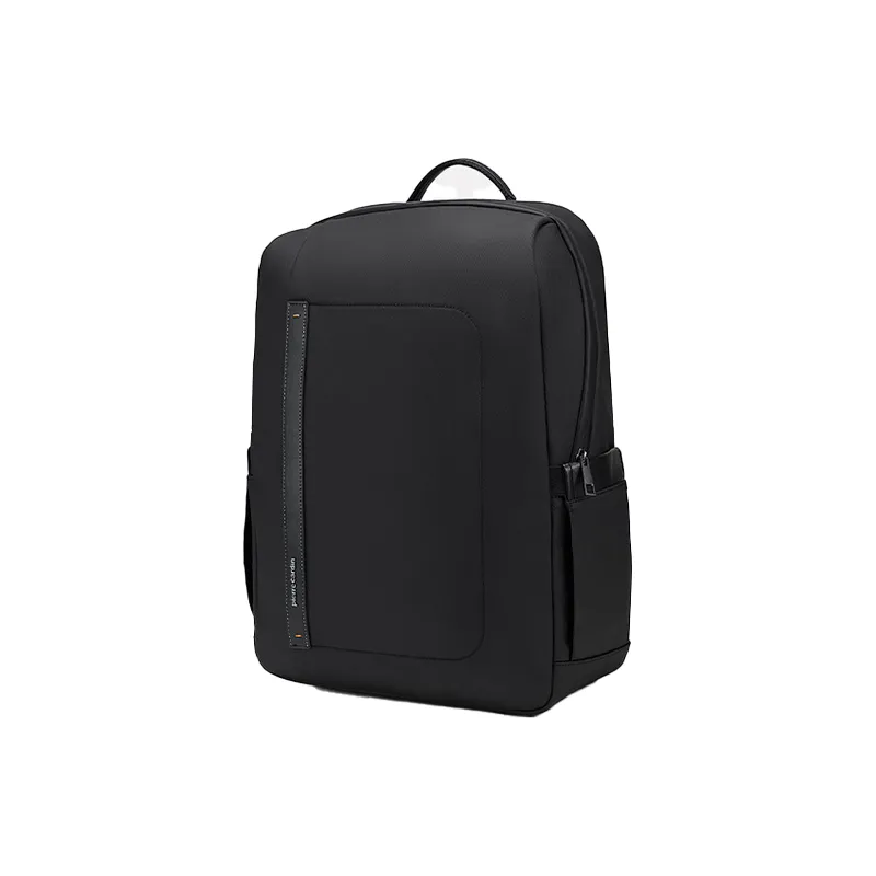 PIERRE CARDIN Fabric Lightweight Large Capacity Men's Bag Backpack Men's Black-2
