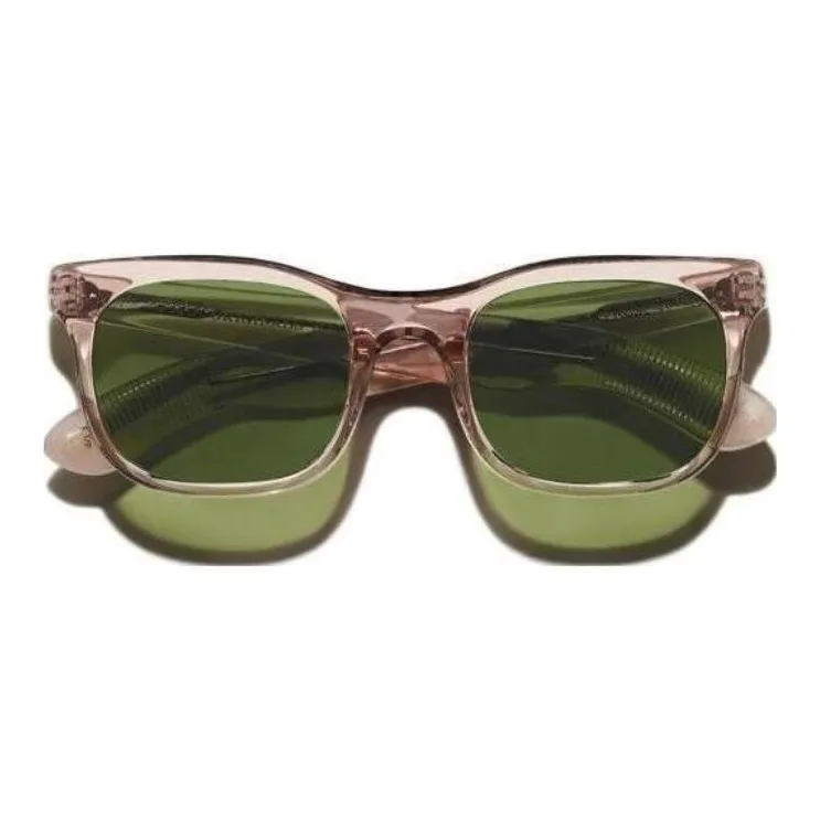 MOSCOT Acetate Irregular Shape Sunglasses Men's Pink-1