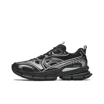 Anta Champion Series AG G01 Anti Slip Wear Resistant Low Top Casual Shoes Men's Black Silver