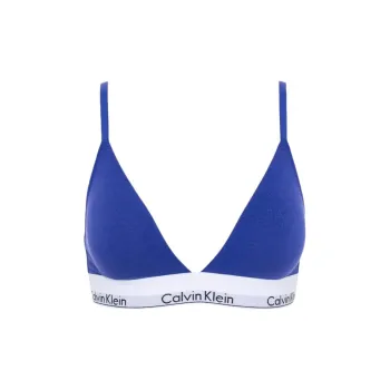 CK/Calvin Klein LGHT LINED TRIANGLE Bra Europe Version Women's Blue