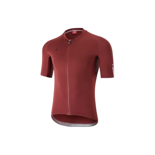 SANTIC Cycling Clothing Men Rich Red