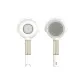 Floral Spray Comb-Pearl White