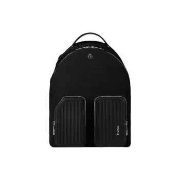 RIMOWA Never Still Canvas Leather Backpack Unisex Black