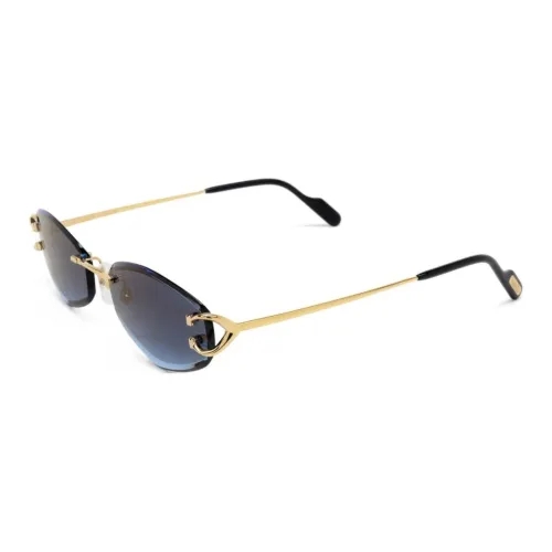 CARTIER Eyewear Frameless Rectangle-shape Sunglasses