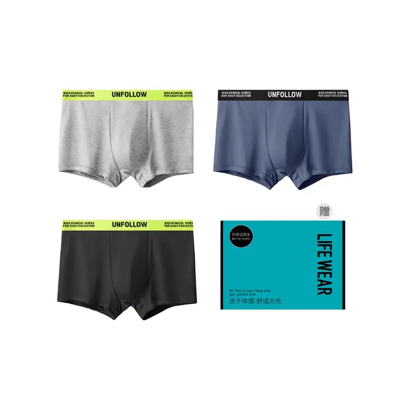 H-YXIANG Boxer Shorts Men's 3 Pack-4