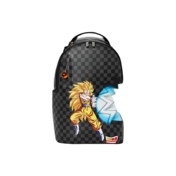 SPRAYGROUND Faux Leather Backpack Unisex Black